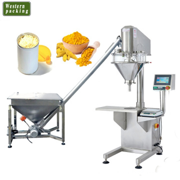 5kg Banana Flour Packaging Machine / Powder Packaging Machine / Semi Automatic Powder Filling Machine